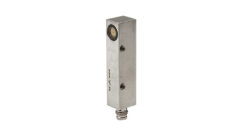 Czujnik laserowy nadajnik wiązki światła 64x14x12mm fi0,5mm Sn: 1,5m 12-32VDC wtyk M8 3-PIN IP67 PS130070