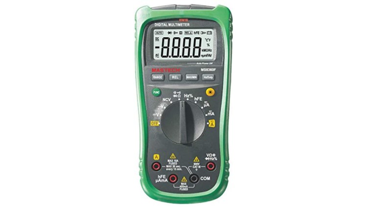 Miernik cyfrowy uniwersalny V AC, V DC, 0-10A DC, 0-10A AC, oporność, pojemność, częstotliwość, temperatura, cykle MS-8360F