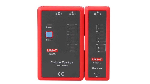 Tester sieci kabli informatycznych i telefonicznych kat.3, kat.5e UT-681L