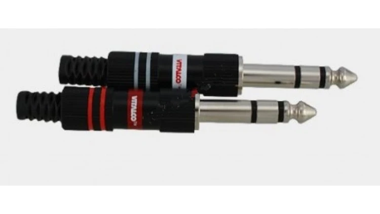 Wtyk Jack 6,3 stereo nikiel Vitalco 6mm 24984