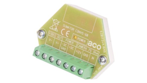 Sumator wideo - do puszki elektrycznej Ø60 mm CDNVS-60