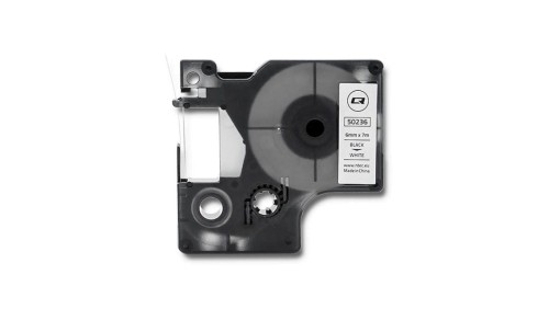 Qoltec Taśma do DYMO D1 43613 6mm x 7m Biała/Czarny nadruk