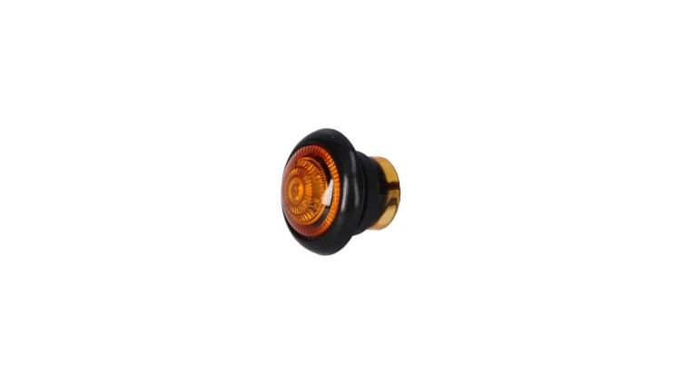 Oprawa led jacht kamper Boat Signal 1W 10-30V pomarańczowa okrągła