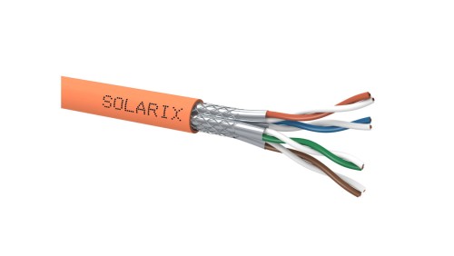 Kabel instalacyjny Solarix CAT7A SSTP LSOH Cca s1 d1 a1 1200MHz 500m/szpula SXKD-7A-1200-SSTP-LSOH