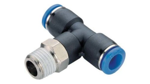 Adapter gwintowany teowy typu gwint – rura, 9,9 kgf/cm², 990 kPa