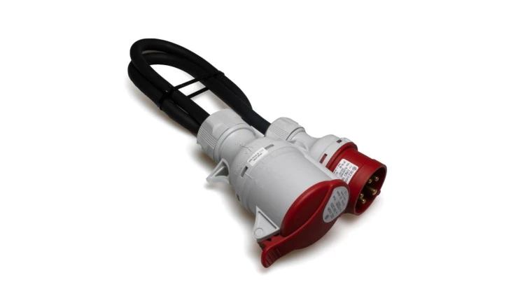 Kabel przedłużacz siłowy 16A/32A 5m Zmienna faza 223205