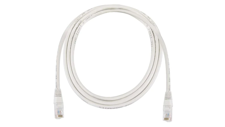 Kabel krosowy patchcord U/UTP kat.5e CCA szary 15m S9127