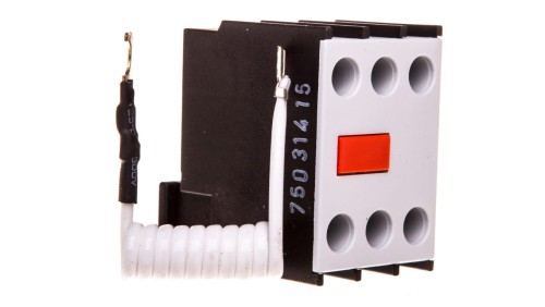 Blok styków pomocniczych z kompletem (6szt.) rezystorów tłumiących do styczników BFK09-38 11G460