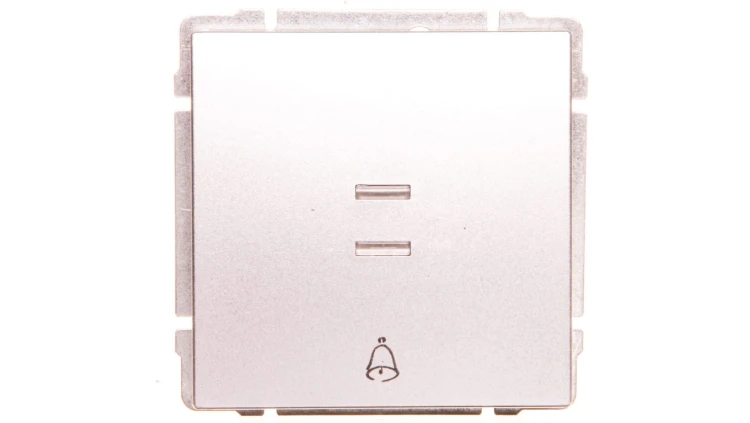 KOS66 Przycisk /dzwonek/ podświetlany aluminium 624014