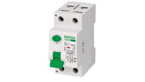 Wyłącznik różnicowoprądowy 10kA 2P 40A 0,03A 30mA typ AC