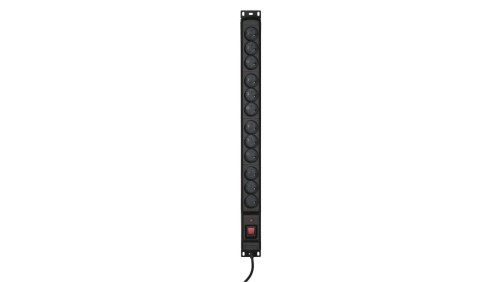 Listwa przeciwprzepięciowa Activejet COMBO/12gn/3m/cz (12 x UTE 10 A (2500 W) 3m kolor czarny)