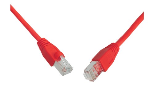 Patchcord CAT6 SFTP PVC 3m czerwony snag-proof C6-315RD-3MB