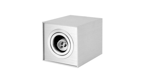 *LED line Oprawa natynkowa punktowa kwadrat srebro CUBO