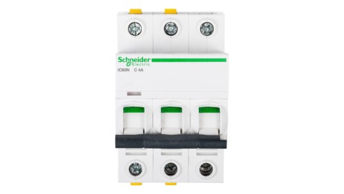 Wyłącznik nadprądowy 3P C 4A 6kA AC iC60N-C4-3 Acti9 A9F04304
