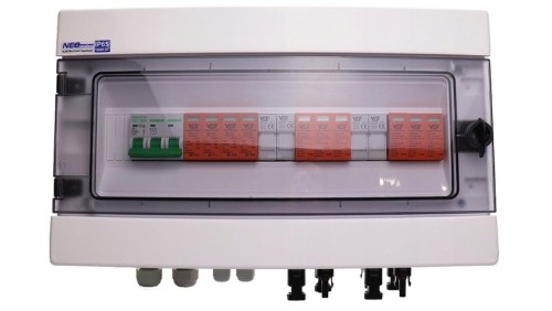 Rozdzielnica RH-18 PV 1000V DC/AC 2 stringi + wkładki gPV wyposażona