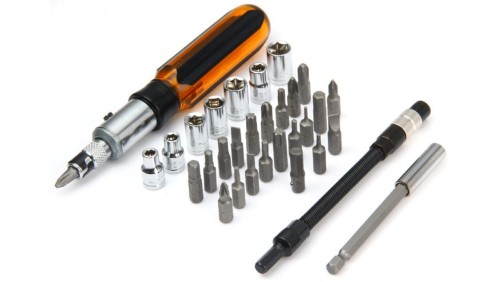 Zestaw końcówek bit/imbus z grzechotką 33szt 8PK-204A