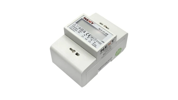 Licznik zużycia energii elektrycznej 3fazowy, MID, na szynę DIN TH-35, lb 0,5-10A, lmax 10A NLE3FDM