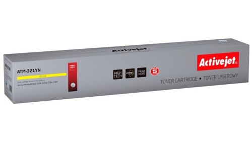 Toner Activejet ATM-321YN (zamiennik Konica Minolta TN321Y Supreme 25000 stron żółty)