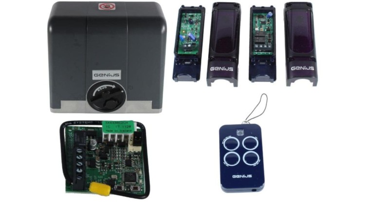 Faac Genius Blizzard 500 C ENC napęd 230V do bram przesuwnych o wadze do 500 kg