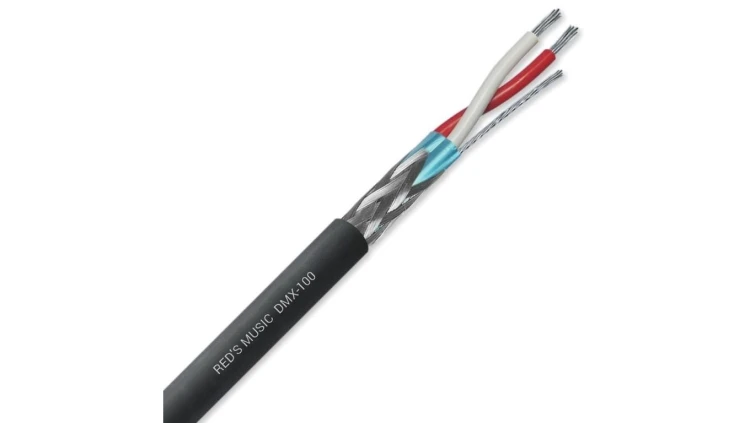 Kabel symetryczny DMX 2x0,25mm² 110 Ohm DMX-100 /100m/