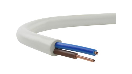 Przewód prądowy YDY 450/750V 2x1,5 okrągły drut Elektrokabel /100m/