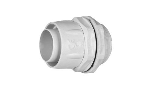 Dławik do rury elastycznej szary GUS fi: 25mm IP65