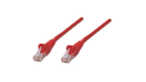 Patch Cord Cat5E UTP 7,5M Czerwony 100 Miedź 319898