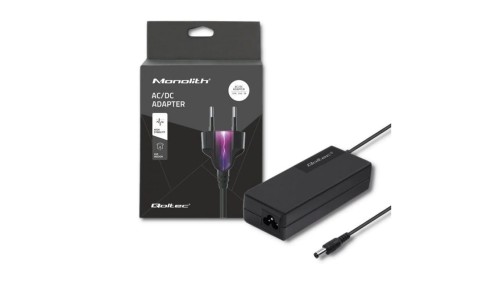 Qoltec Zasilacz desktopowy 72W 24V 3A 5.5*2.5 + kabel zasilający