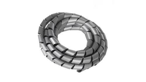 Osłona maskująca na kable Maclean MCTV-687S (20.4*22mm) 3m srebna spirala MCTV-687