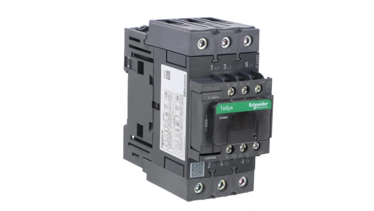 TeSys Deca Stycznik mocy 40A 3P 24V DC 1Z 1R (EVK) LC1D40ABD