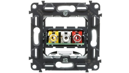 VALENA LIFE Gniazdo 3xRCA 753075