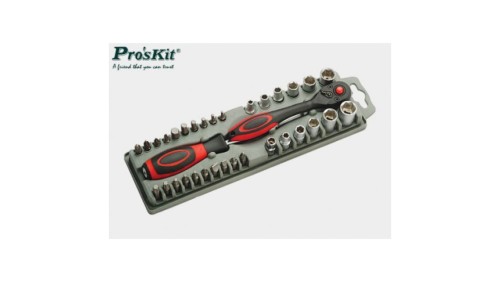 Zestaw końcówek bit/imbus z grzechotką i przedłużką 35szt SD-2307M 20206
