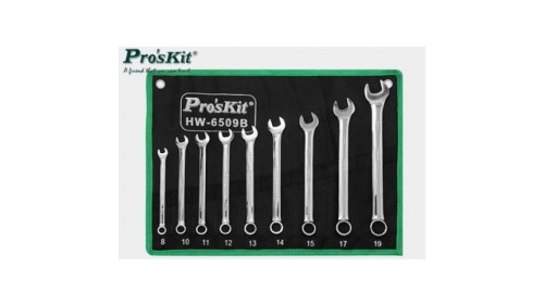 Zestaw kluczy płasko-oczkowych HW-6509B 9szt. /kpl. 18172