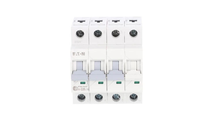 Wyłącznik nadprądowy 3P+N C 25A 6kA AC xPole Home HN-C25/3N 194913