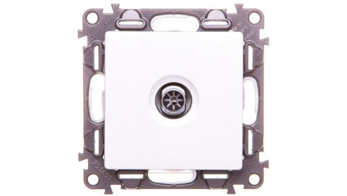 VALENA LIFE Gniazdo antenowe TV końcowe aluminium 753351