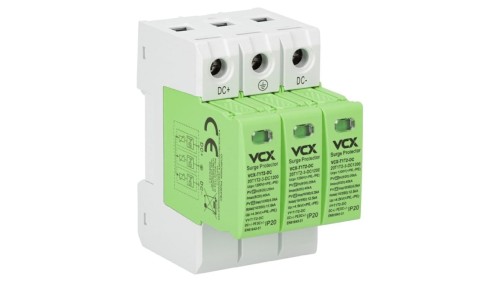 Ogranicznik fotowoltaiczny DC 1200V 12,5kA B+C T1T2 Ochronnik przepięć GREEN