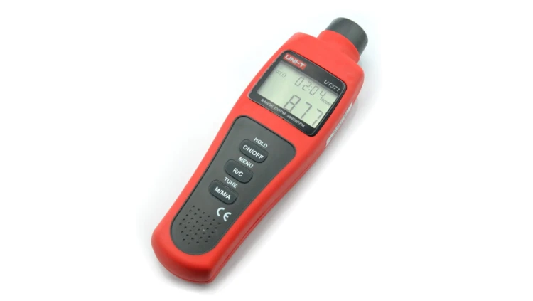 Tachometr cyfrowy miernik obrotów z portem USB Prędkość obrotowa 10-99999RPM UT-371