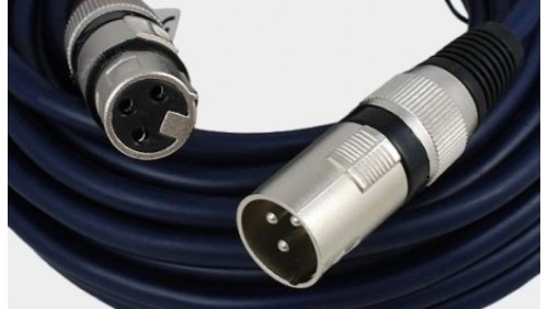 Profesjonalny kabel mikrofonowy studyjny/estradowy gniazdo XLR 3P Canon / wtyk XLR 3P Canon MK06 /2,0m/
