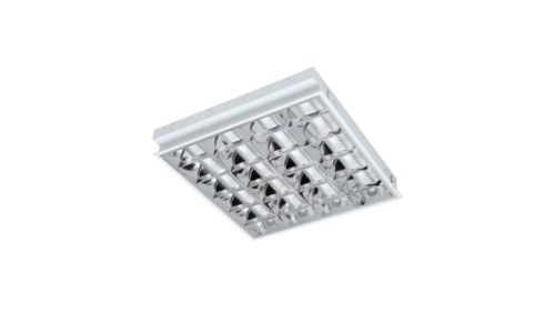 Oprawa rastrowa RES T8 4x12W p/t KAFLER EMPTY przystosowane do TUB LED T8 C05-E-RES418P