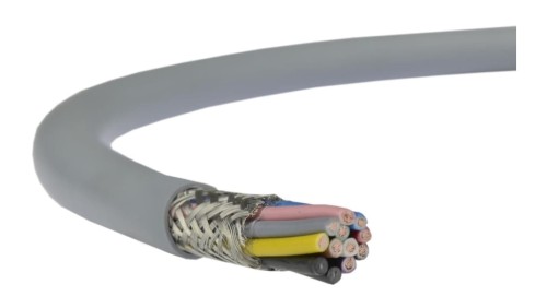 Przewód sterowniczy w ekranie LIYCY 300/300V 10x0,25 szary linka Technokabel /200m/