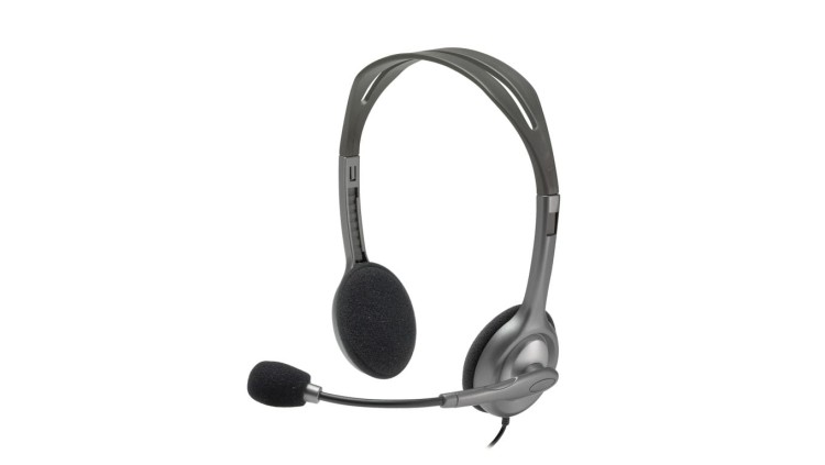 Słuchawki Logitech H110 981-000271 (kolor szary)