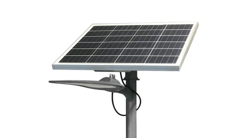 Oprawa uliczna LED solarna SOLAR RX 3,2VX75AH 4000LM barwa naturalna 4000K IP65