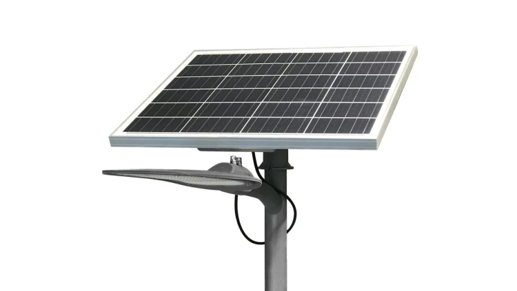 Oprawa uliczna LED solarna SOLAR RX 3,2VX75AH 4000LM barwa naturalna 4000K IP65