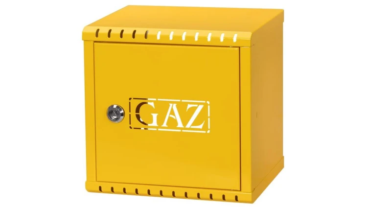 Obudowa gazowa GAZ 250x250x200 żółta GB-252520Y