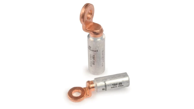 Końcówka kablowa oczkowa CU/AL 25mm2 / Końcówka Bimetal / 110110 AL-CU TBF-25