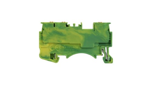Złączka szynowa 1,5mm2 1P 3-przewodowa zacisk push-in żółto-zielona PE 3947