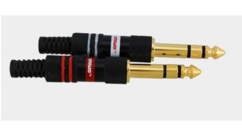 Wtyk Jack 6,3 stereo złoty Vitalco 6mm 24985