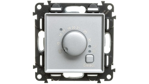VALENA LIFE Termostat pokojowy aluminium 752333