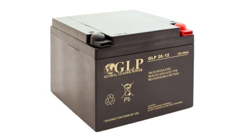 Akumulator VRLA AGM 12V 26Ah (żywotność 8-10lat) GLP 26-12