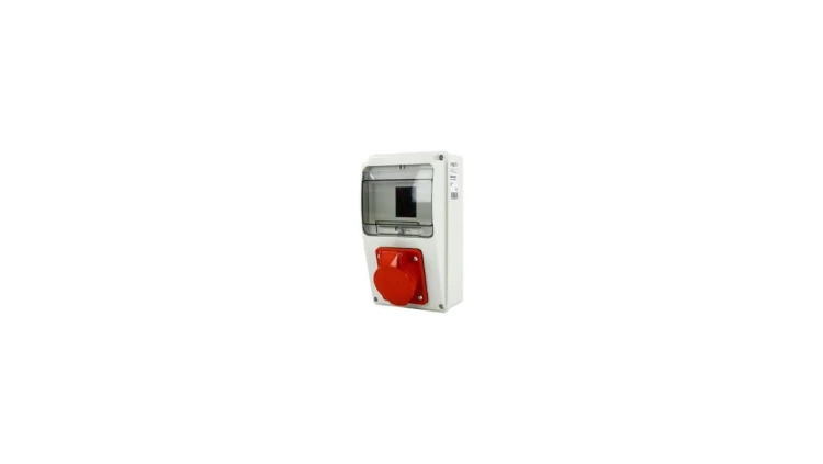 Rozdzielnica siłowa n/t 1x16A 5P 6-mod. IP44 240x134x105mm NBOX-6M.1